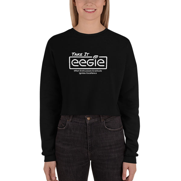 Take It EEGIE Crop Sweatshirt