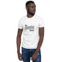 On EEGIE Street  Short Sleeve Unisex T Shirt black and white men women and children t-shirts - eegie