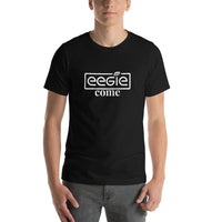 EEGIE Come EEGIE Go Short Sleeve Unisex  men and women black and white T-Shirt - eegie