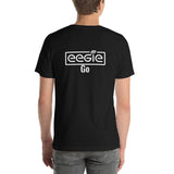 EEGIE Come EEGIE Go Short Sleeve Unisex men and women black and white T-Shirt - eegie