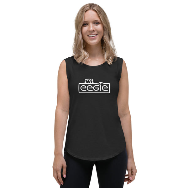 Ladies’ I am EEGIE Cap Sleeve T Shirt - eegie