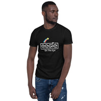 EEGIE On The Eye Short Sleeve Unisex T Shirt  Short Sleeve Unisex T Shirt black and white shirts men and women t-shirts t shirt soft black and white Unisex T Shirt black and white 100% ring spun cotton men women and children t shirts men and women - eegie