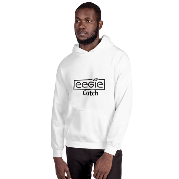 eegie catach Hoodie white and black men and women - eegie